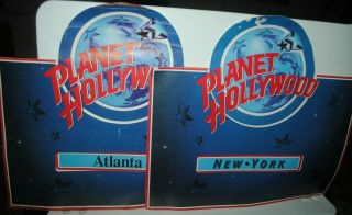 Planet Hollywood Vintage Large Menus,  York,  Atlanta