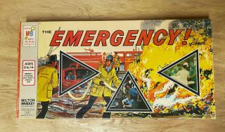 Vintage Milton Bradley Emergency Board Game 1973 100 Complete