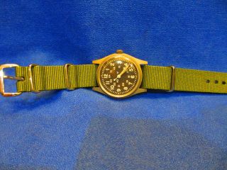 Watchmaker Estate Vintage Hamilton Post Vietnam War Era Military Wrist Watch