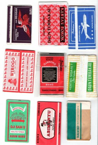 9 Mixed Indonesia - Cigarette rolling papers 2