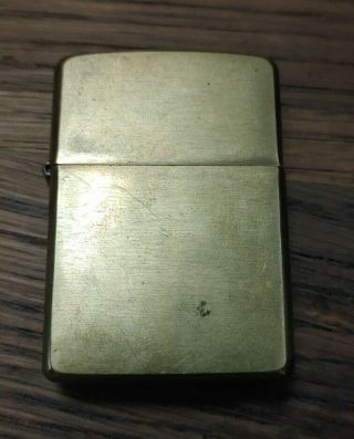2011 Brushed Brass Zippo Lighter