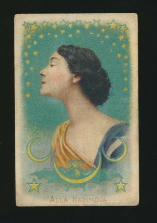 1910 T27 Fatima Actress Series - Star/crescent Border - Alla Nazimova
