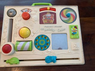 Vintage 1970’s Fisher Price Activity Center For Baby W Crib Mount Fp
