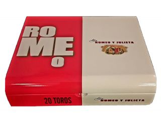 Romeo By Romeo Y Julieta Toro Wooden Cigar Box