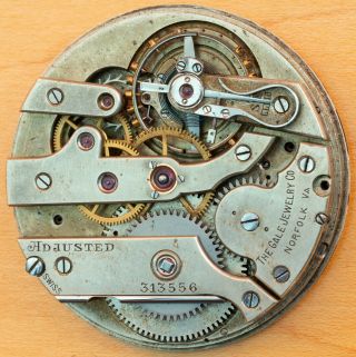 Antique Vacheron & Constantin Pocket Watch Movement - Parts Repair