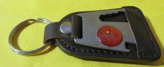 Vintage Marlboro Country Store Multi Tool Leather Key Chain Bottle Opener Knife