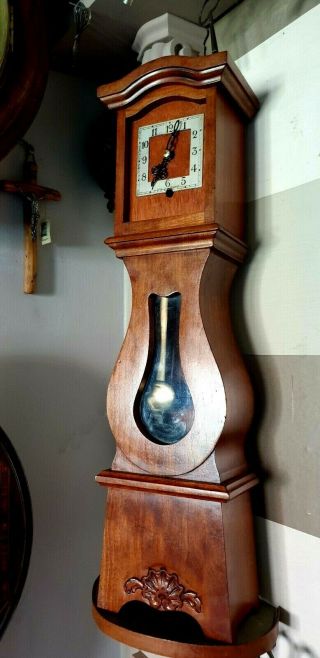 Antique Miniature Long Case Grandfather Clock