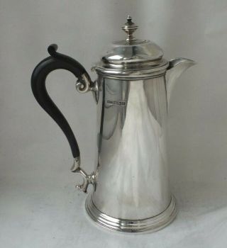 Antique Solid Sterling Silver Coffee Pot/ Water Jug 1909// H 19 Cm/ 416 G
