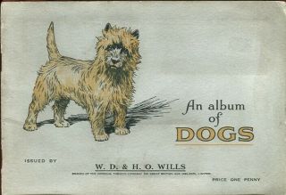 Tobacco Card Album & Cards,  Wd & Ho Wills,  Dogs,  Breeds,  Alsatian Etc,  1937