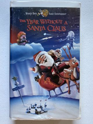 The Year Without A Santa Claus Christmas Vhs Tape 1974 Mickey Rooney Vintage