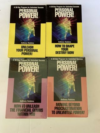 Tony Robbins Personal Power Vtg Cassette Tapes Self Help