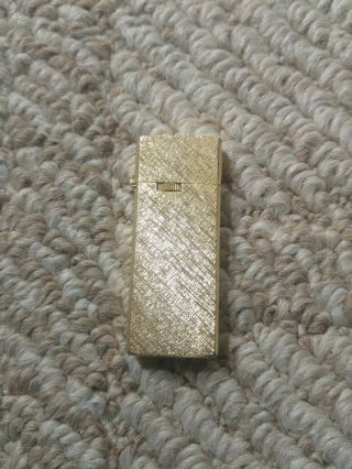 Vintage Gold Tone Marxman Slim Lighter Japan Very Small.  Very Rare.