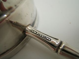 Tiffany and Co Sterling Silver Bamboo Pattern Handle Rollover Turnover Jigger 3