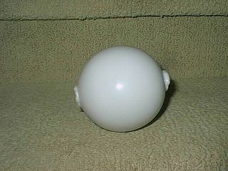 Antique Lightning Rod Weathervane Milk Glass Vintage Ball Globe
