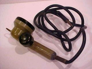 Vintage Ww Il Signal Corps,  T - 17 - D,  Caag Microphone W/cord & Pl - 68 Plug Vg Cond