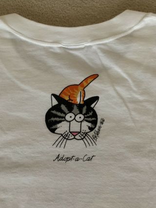 Crazy Shirts Vintage Hawaii Adopt - a - Cat B Kilban Large 3