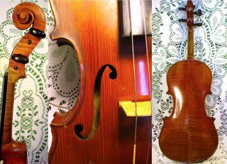 Gorgeous Old Antique French Violin Hand Signed Label Stradivarius Model 4/4 Nr