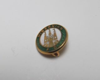 Hibernian Fc - Vintage Small Enamel Crest Badge