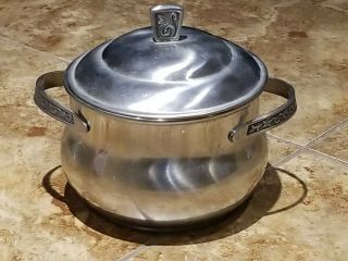 Vintage Monterey Holloware Stainless Steel Pot - Made In Japan