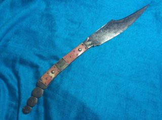 NAVAJA (Antique Clasp Knife) VALERO JUN ZARAGOZA XIXe 19th Century Siglo XIX 2