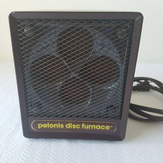Vintage Pelonis Disc Furnace Portable Ceramic Fan Small Space Heater 1500w Ii