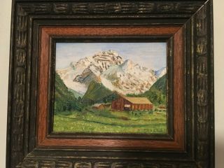 Vintage Oil Painting - Landscape - Signed