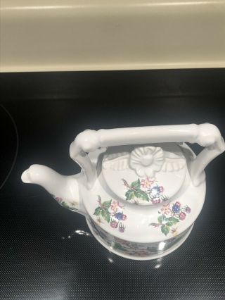 Vintage Porcelain Teapot Arthur Wood 6106 Staffordshire England 2