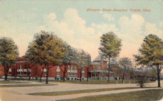 Cottages,  State Hospital Insane Asylum Toledo,  Ohio Ca 1910s Vintage Postcard