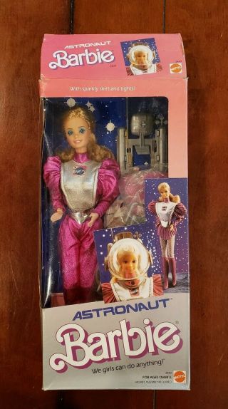 Vintage 1985 Astronaut Superstar Era Barbie 2449 We Girls Can Do Anything Doll