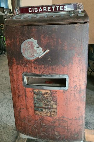 Vintage Antique Eastern Electric Cigarette Vending Machine 1940 