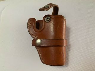 vintage SMITH & WESSON BROWN HOLSTER 21 62 RH 2 
