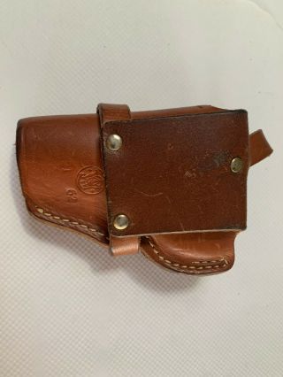 vintage SMITH & WESSON BROWN HOLSTER 21 62 RH 2 