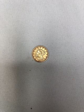 1907 D 2 1/2 Dollar Us Gold Piece Antique Coin 22k Gold Ungraded