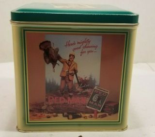 Vintage 1989 Red Man Chewing Tobacco Limited Edition Cillector Tin