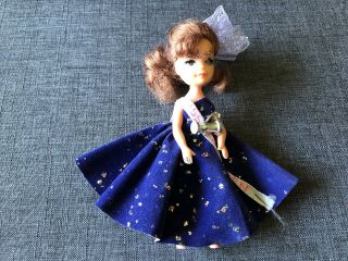 Uneeda Doll Co Miss Tiny Teen Doll Vintage 60s 1967 Brunette