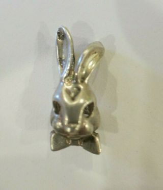 Vintage Playboy Bunny Rabbit Sterling Silver Charm Terrymayer