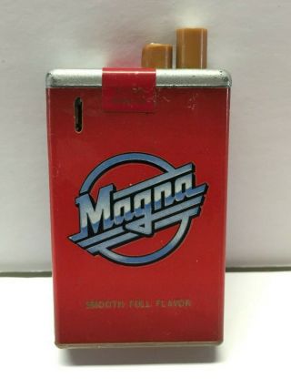 Vintage Magna Filter Cigarettes Soft Pack Lighter