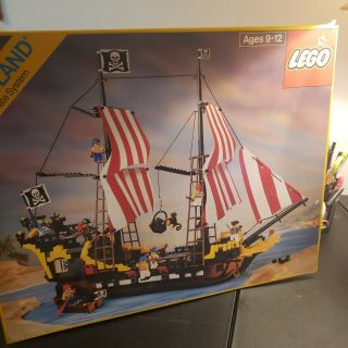 Lego 6285 Pirates Black Seas Barracuda 1989 Near Complete W/instructions & Box