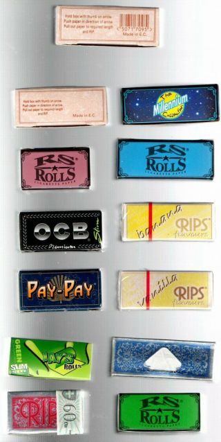 13 Boxes - Cigarette Rolling Papers