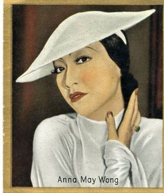 Anna May Wong Chinese - American Actress 1930s German Collector 