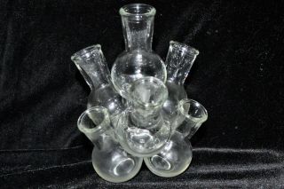 ❤️vintage Stacking Clear Glass Jar / Bud Vase / Propagation Station❤️