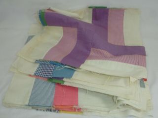 Qb 8 - 18 Vintage Quilt Blocks,  Patchwork,  12 X 12 In.  1940 