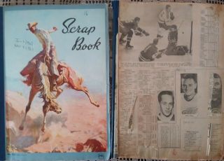 1967 - Sports Vintage - Hockey,  Baseball,  Football,  (2) Scrapbook