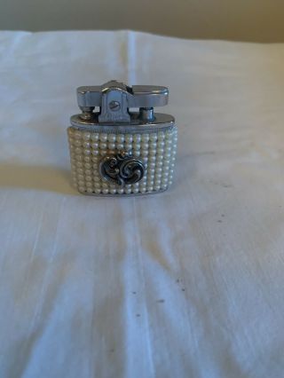 Vintage Lighter Beaded Continental Japan Parts Only