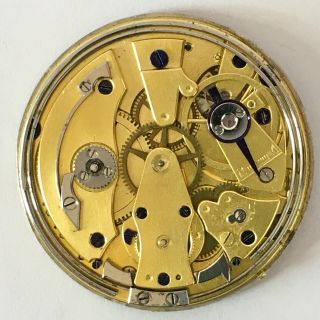 Antique Unbranded Miniature Quarter Repeater Kw Pocket Watch Movement With Dial