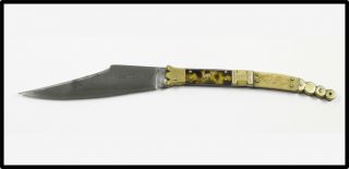 Antique Quality Navaja Knife Spanish French Made Folding Rare Clip Point