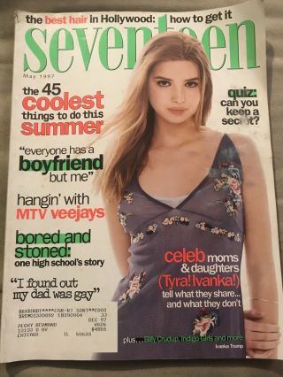 Vintage Seventeen Mag May 1997 Ivanka,  Veejays,  46 Coolest Things To Do Summer