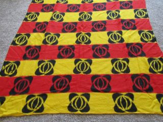Authentic Vintage Camp Blanket Cotton Camp Western Ranch Blanket 84”x 70”