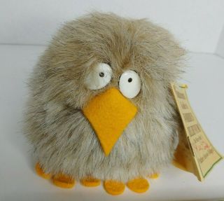 Vintage Plush Worry Bird W/tag By Princess Soft Toys