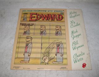 The Rolling Stones Jamming With Edward Vintage Vinyl Lp Record Album